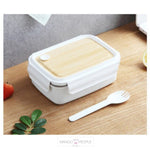 Load image into Gallery viewer, Wooden Style Stainless Steel Lunch Box - 800Ml
