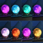 Load image into Gallery viewer, 3D Galaxy Moon Lamp Table Lamps Mango People International 
