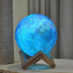 Load image into Gallery viewer, 3D Galaxy Moon Lamp Table Lamps Mango People International 
