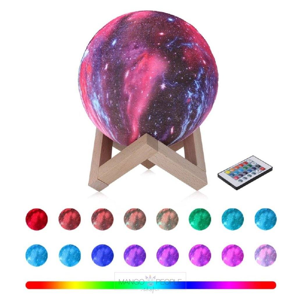 3D Galaxy Moon Lamp Table Lamps Mango People International 