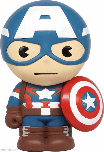 Super Hero Marvel Avengers Spiderman Captain America Piggy Bank for Kids